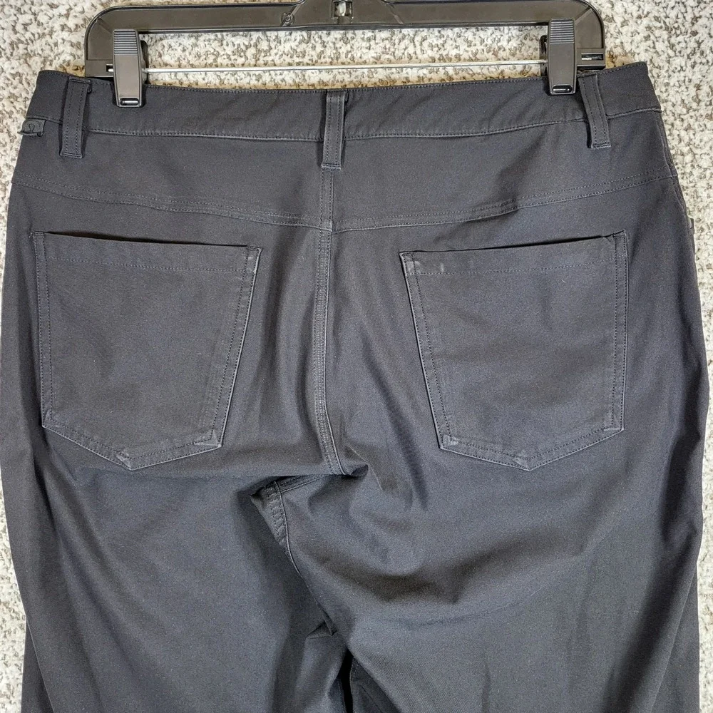 Lululemon Commission Slim Fit‎ Pant Mens 32 Black Casual Commuter Golf